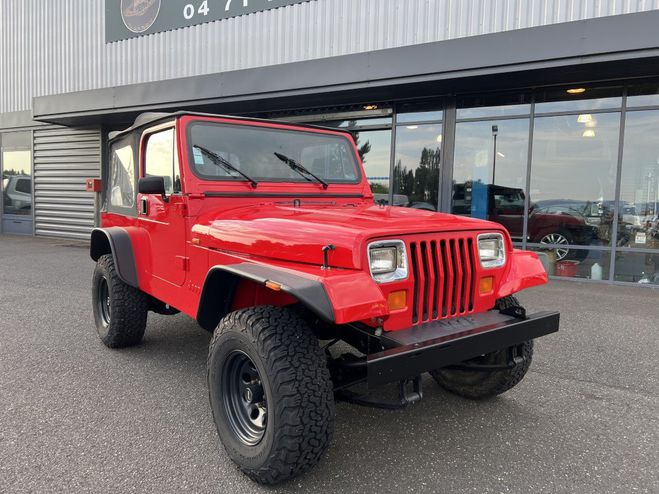 Jeep Wrangler YJ 2.5 L Essence Rouge de 1989