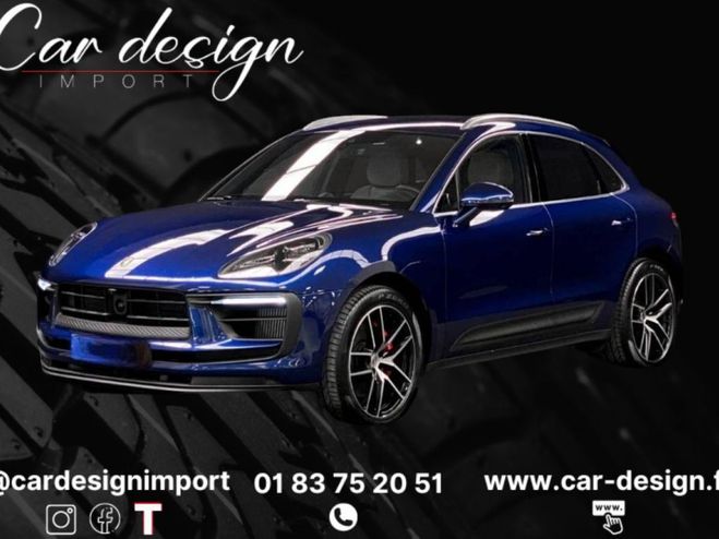 Porsche Macan 3.0 V6 380ch S PDK Bleu Mtallis de 2022