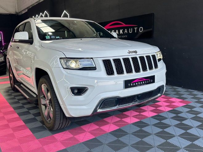 Jeep Grand Cherokee v6 pantastar 3.6 284 ch overland toutes  BLANC de 2016