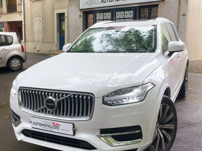 Volvo XC90 II (2) RECHARGE T8 390 AWD INSCRIPTION L Blanc de 2020