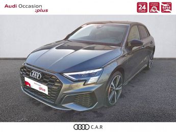  Voir détails -Audi A3 Sportback 45 TFSIe 245 S tronic 6 Compet à  La Rochelle (17)