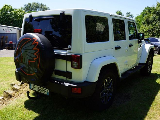 Jeep Wrangler Unlimited Sahara 200ch CRD 05-2012-96000 Blanc de 2012