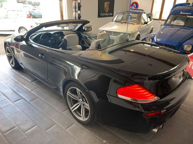 BMW M6 serie 6 (e64) cabriolet 507 smg7 Noir de 2007