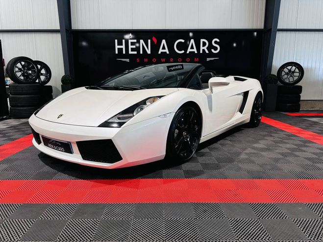Lamborghini Gallardo Spyder 5.0 Blanc de 2008