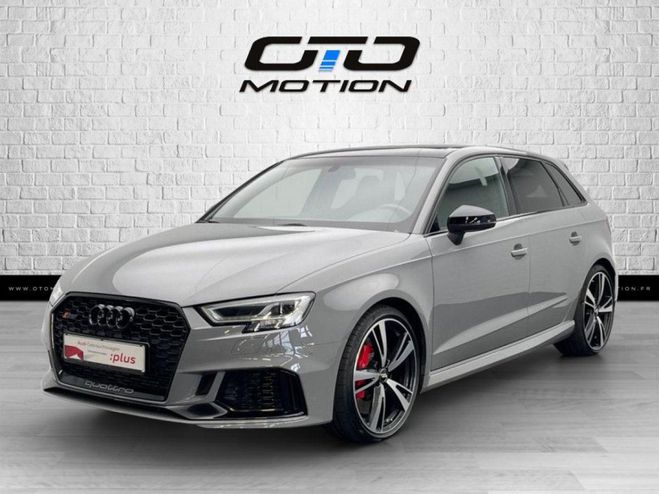 Audi RS3 SPORTBACK VMAX/PANO/PackRS - 2.5 TFSI 40 Gris de 2019