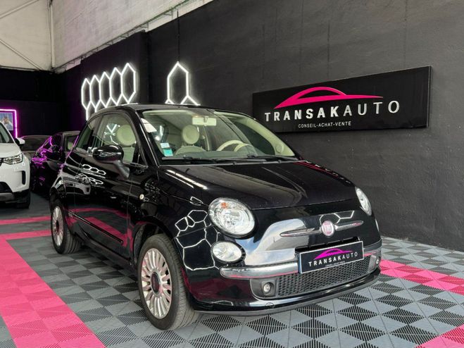 Fiat 500 lounge 69 ch 1.2 climatisation toit pano NOIR de 2011