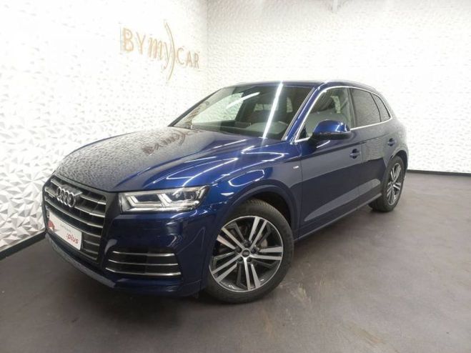 Audi Q5 55 TFSI e 367 S tronic 7 Quattro S line Bleu Mtallis de 2020