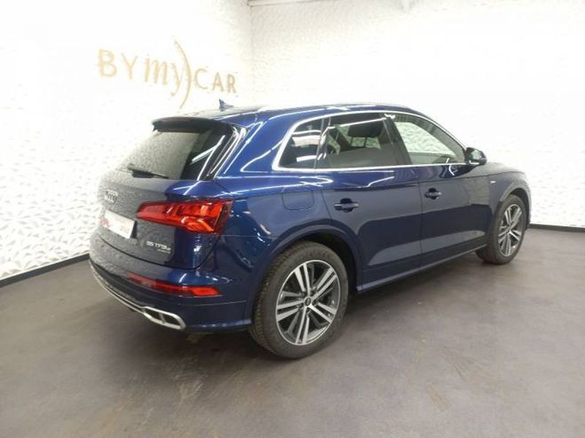 Audi Q5 55 TFSI e 367 S tronic 7 Quattro S line Bleu Mtallis de 2020