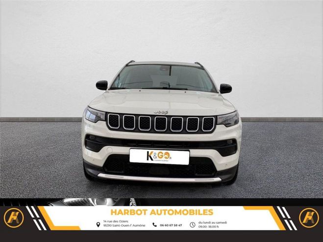 Jeep Compass ii 1.5 turbo t4 130 ch e-hybrid bvr7 lim Blanc, BLANC de 2022