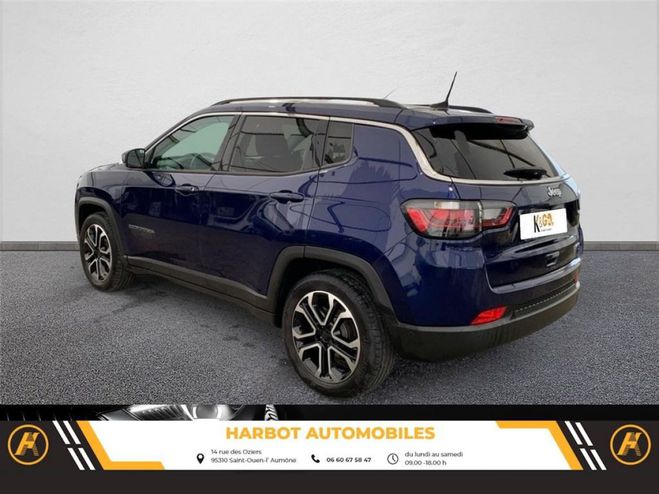 Jeep Compass 1.3 turbo t4 130 ch bvm6 limited Bleu de 2022