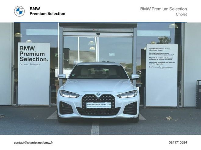 BMW Serie 4 Gran Coupe 420dA 190ch M Sport Blanc de 2022