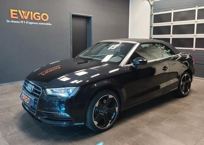 Audi A3 CABRIOLET 1.8 TFSI 180ch AMBITION S-TRON Noir de 2014