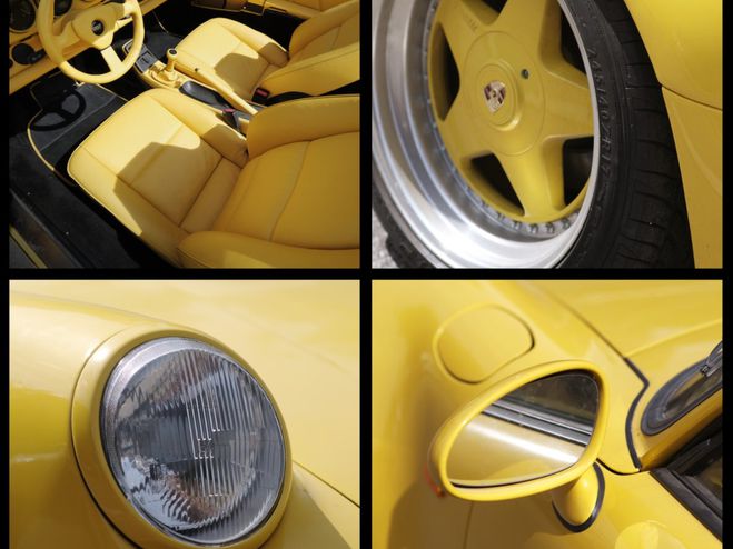 Porsche 911 Cabriolet 3.6 BVM Gelb de 1990