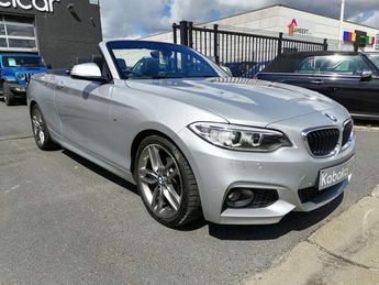  Voir détails -BMW Serie 2 218 Cabriolet Pack M -NAVI-CUIR-CLIM AUT à Cuesmes (70)