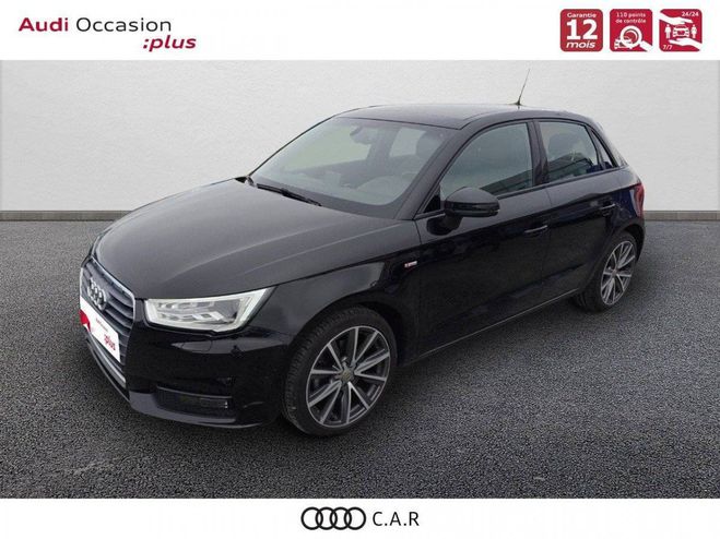 Audi A1 Sportback 1.4 TFSI 125 S tronic 7 S line Noir de 2017