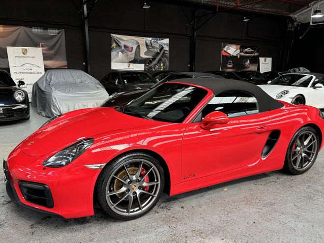 Porsche Boxster PORSCHE 981 GTS 3.4 330CV BVM /CHRONO /P Rouge Indien de 2015