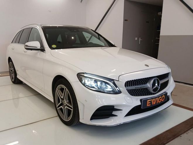 Mercedes Classe C Mercedes BREAK 220 CDI 195ch AMG LINE 4M Blanc de 2018