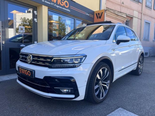 Volkswagen Tiguan 2.0 BITDI 240 R-LINE 4MOTION DSG BVA ENT Blanc de 2017