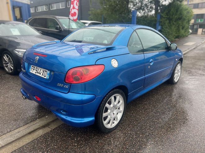 Peugeot 206 CC 2.0 16S Bleu de 2004