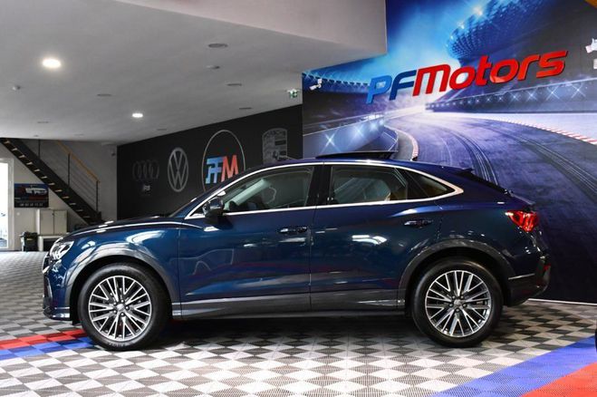 Audi Q3 Sportback Design Luxe 35 TDI 150 Quattro Bleu Cosmos de 2020