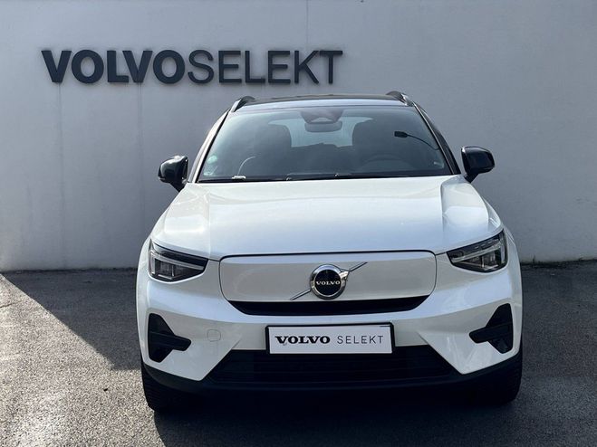 Volvo XC40 ELECTRIQUE Recharge Extended Range 252 c Blanc de 2023