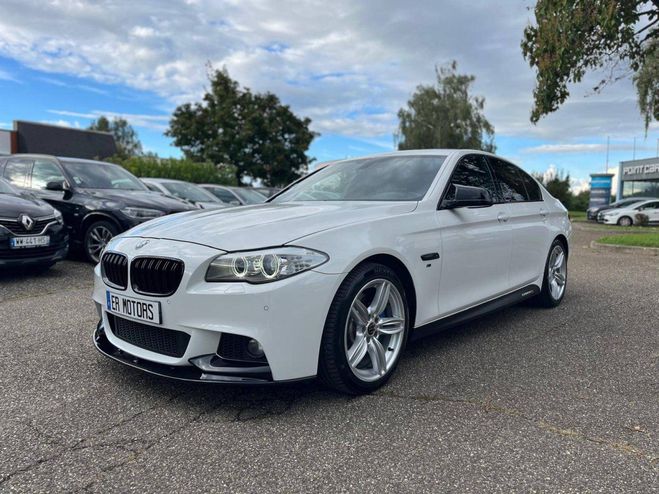 BMW Serie 5 V (F10) 530dA xDrive 3.0 258ch M Sport BLANC de 2013