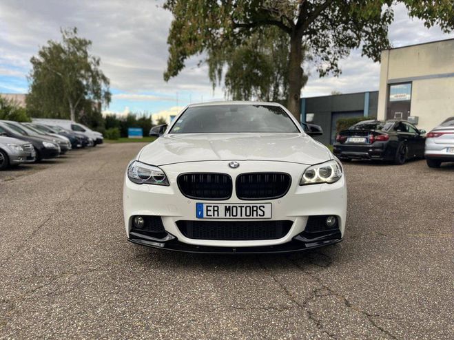 BMW Serie 5 V (F10) 530dA xDrive 3.0 258ch M Sport BLANC de 2013