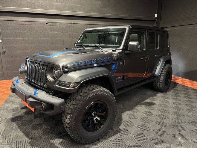 Jeep Wrangler 2.0 T 380ch Rubicon 4xe Rock-Trac BVA8 GRIS de 2021