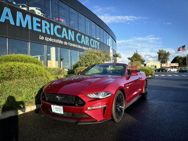 Ford Mustang GT CABRIOLET 5.0L V8 MAGNERIDE Rouge de 2019