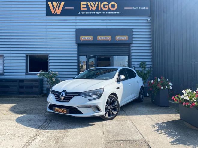 Renault Megane Mgane Essence 130ch GT LINE BVA CARPLAY Blanc de 2017