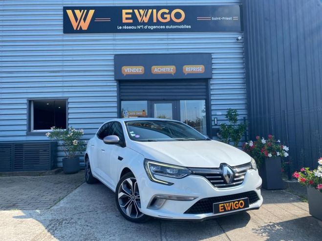 Renault Megane Mgane Essence 130ch GT LINE BVA CARPLAY Blanc de 2017