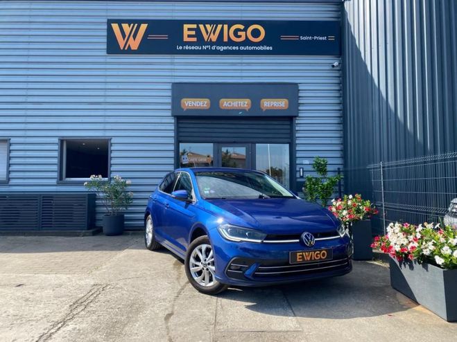 Volkswagen Polo 1.0 TSI 95ch 5P Carplay Bleu de 2023