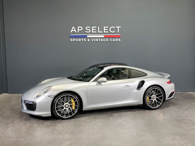 Porsche 911 type 991 .2 TURBO S 580ch PDK Approved, Lift, PAN Argent Gt de 2016