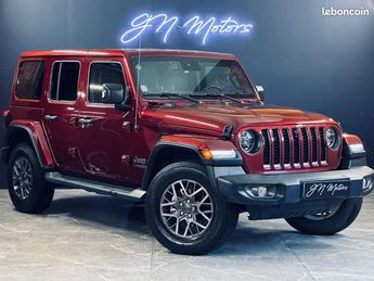  Voir détails -Jeep Wrangler iv unlimited 4xe 2.0 l t 380 phev 4x4 bv à Thoiry (78)