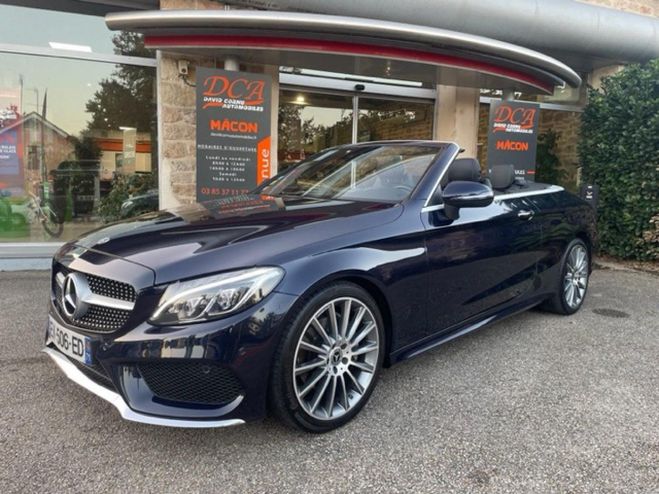 Mercedes Classe C Cabriolet 220 d - BVA 9G-Tronic CABRIOLE Bleu mtallis de 2018