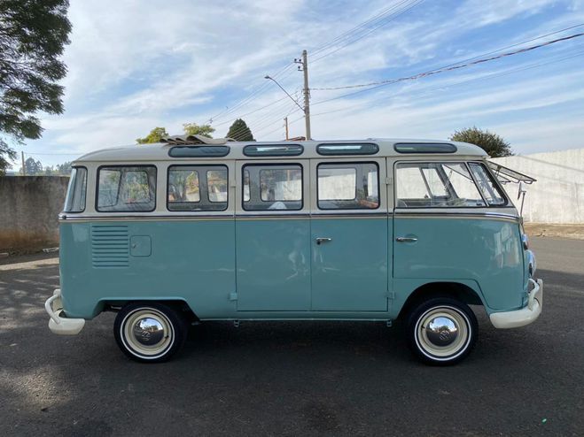 Volkswagen Combi T1 Samba 23 Fentres Bleu de 1974