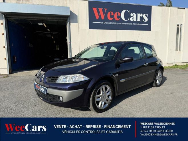 Renault Megane Coup 1.5 dCi 100cv Exception - Kilomtr Bleu mtallis de 2004