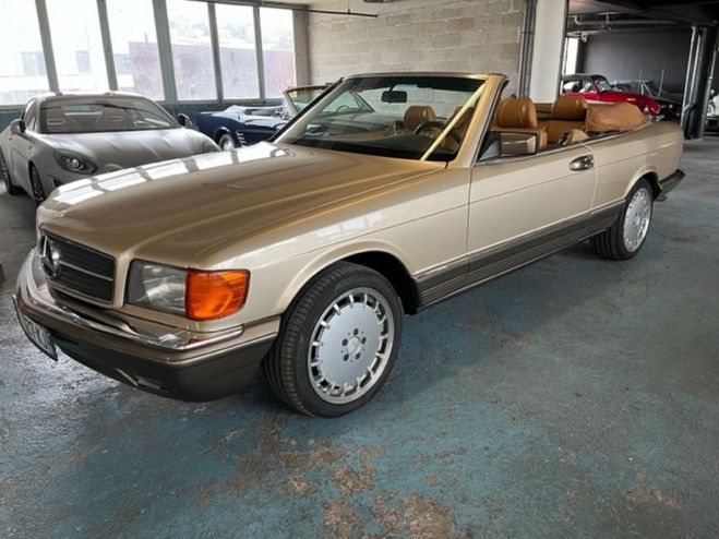 Mercedes Classe S 500 SEC V8 CABRIOLET Champagne de 1984