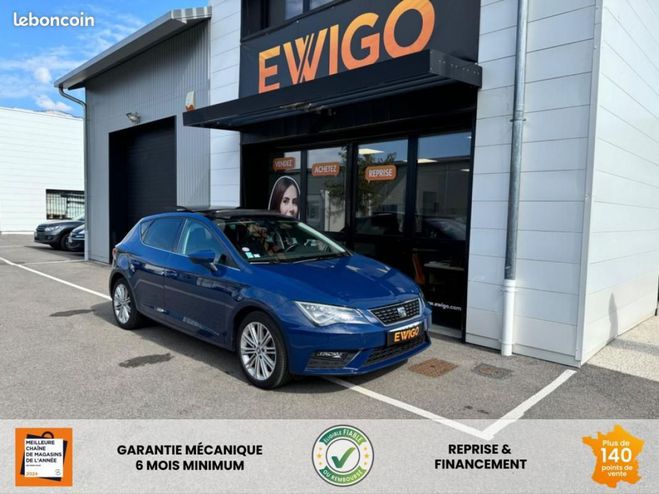 Seat Leon 1.4 TSI 150CH XCELLENCE 1ERE MAIN CARPLA Bleu de 2017