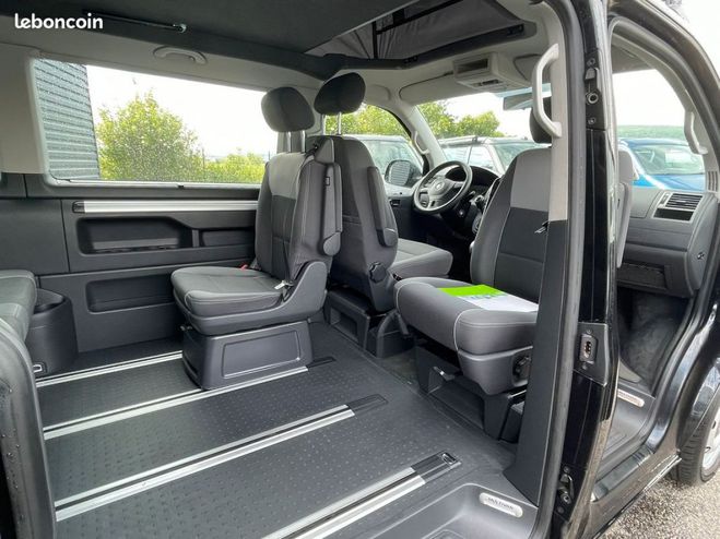 Volkswagen Multivan VW T5 rehausse reimo 2.0L TDi 140Ch Noir Noir de 2013