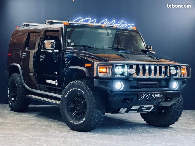 Hummer H2 6.0 v8 entretien a jour apple crplay and Noir de 2003