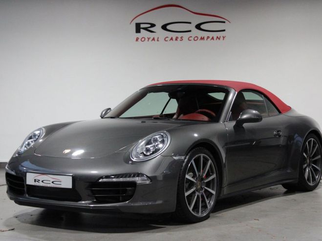 Porsche 911 (991) CABRIOLET 3.8 400 CARRERA 4S PDK Gris Quartz Mtallis de 2013