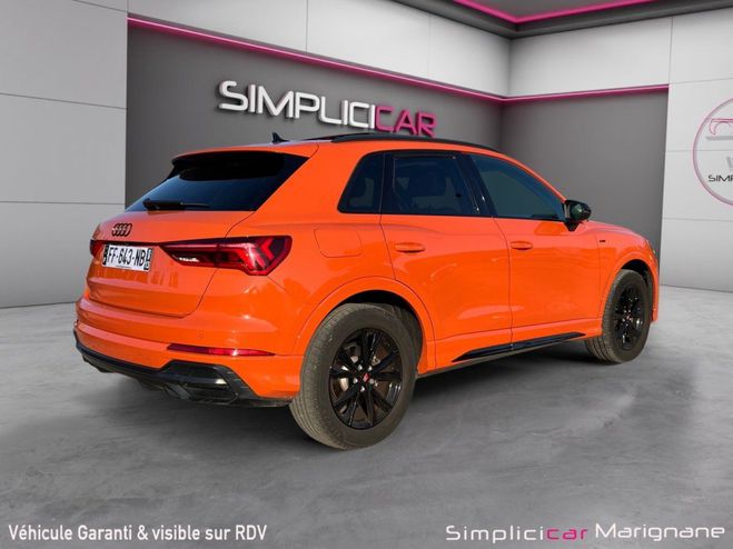 Audi Q3 35 TDI 150 ch S tronic 7 S line ORANGE P Orange de 2019