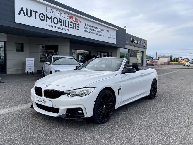 BMW Serie 4 435i cabriolet 306 cv M SPORT Blanc de 2014