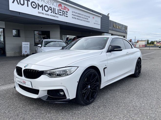 BMW Serie 4 435i cabriolet 306 cv M SPORT Blanc de 2014