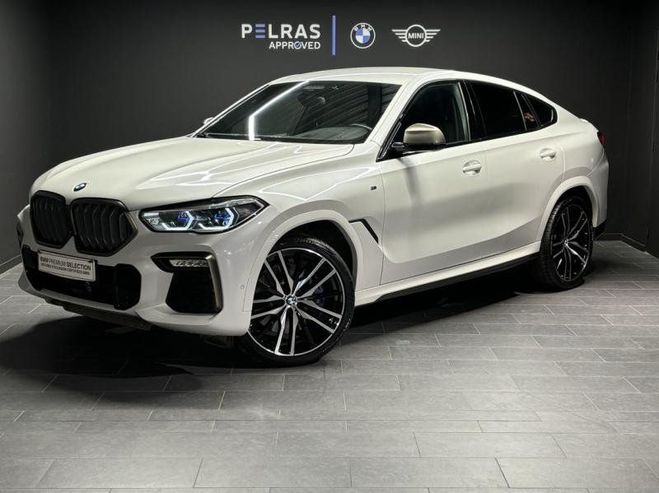 Cliquer pour voir la photo suivante BMW X6 M50dA 400ch Mineralweiss Métallisée de 2020