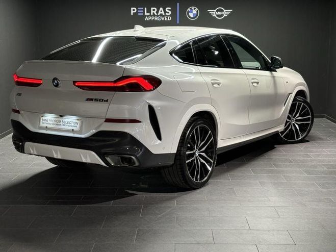 BMW X6 M50dA 400ch Mineralweiss Mtallise de 2020