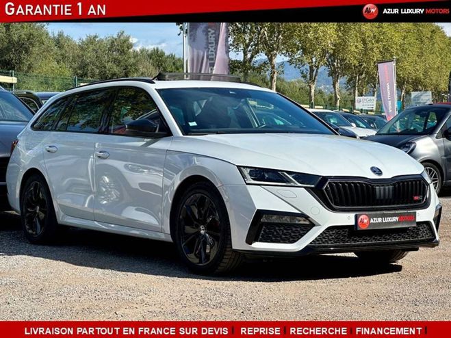 Skoda Octavia IV COMBI RS 2.0 TSI 245 DSG7 BLANC de 2020