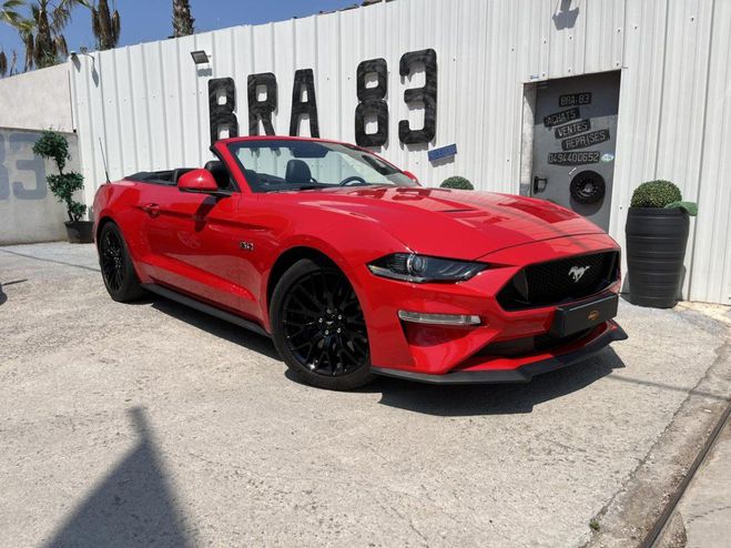 Ford Mustang Convertible 5.0 V8 Ti-VCT - 450 2015 CAB Rouge de 2019