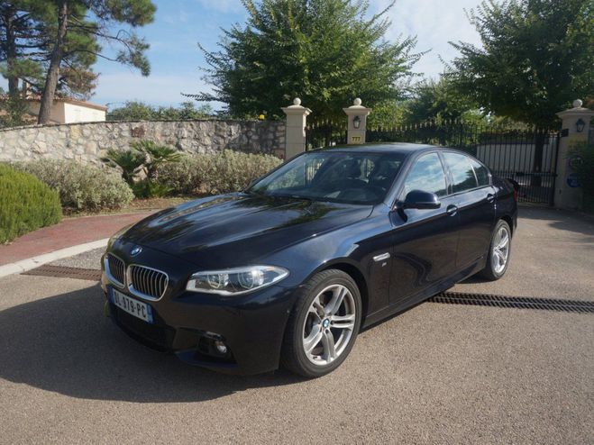 Cliquer pour voir la photo suivante BMW Serie 5 520D 190 XDRIVE SPORT BVA8 Bleu Marine de 2014